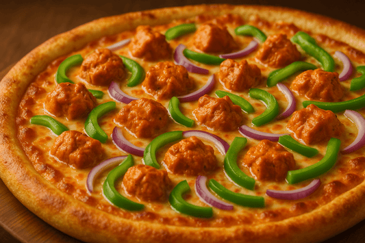 Butter Chicken Pizza - City South Pizza