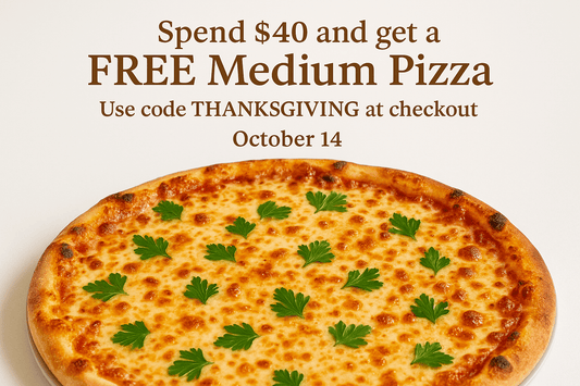Free Medium Cheese Pizza - City South Pizza
