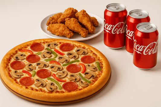 Single Pizza and Wings Combo - City South Pizza