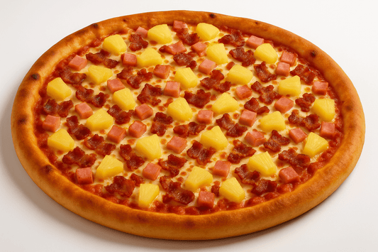 Hawaiian Pizza - Ham, Pineapple & Extra Cheese - City South Pizza