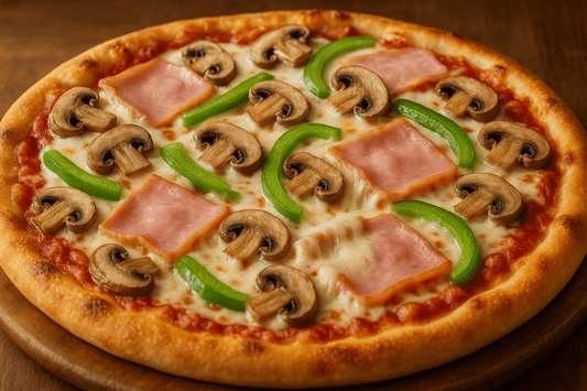 Mediterranean Pizza - Ham & Fresh Vegetables - City South Pizza